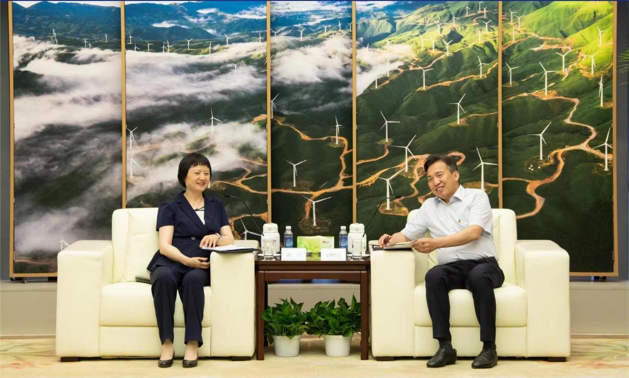 高玲造访国度电投党组书记、董事长刘明胜